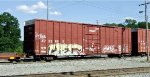 NS 472269 60' exterior-post plug-door hi-cube box car at the north end of NS Brosnan Yard in Macon Ga 04-23-2012